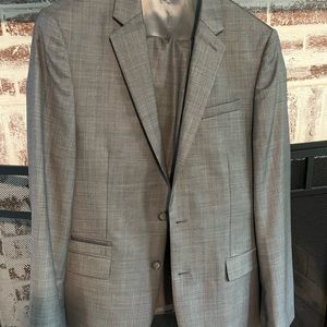 Mens Grey Express Suit | Pants 29x30 Jacket is 36R